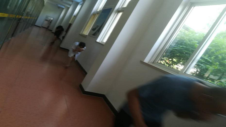 青島特斯特消防演習